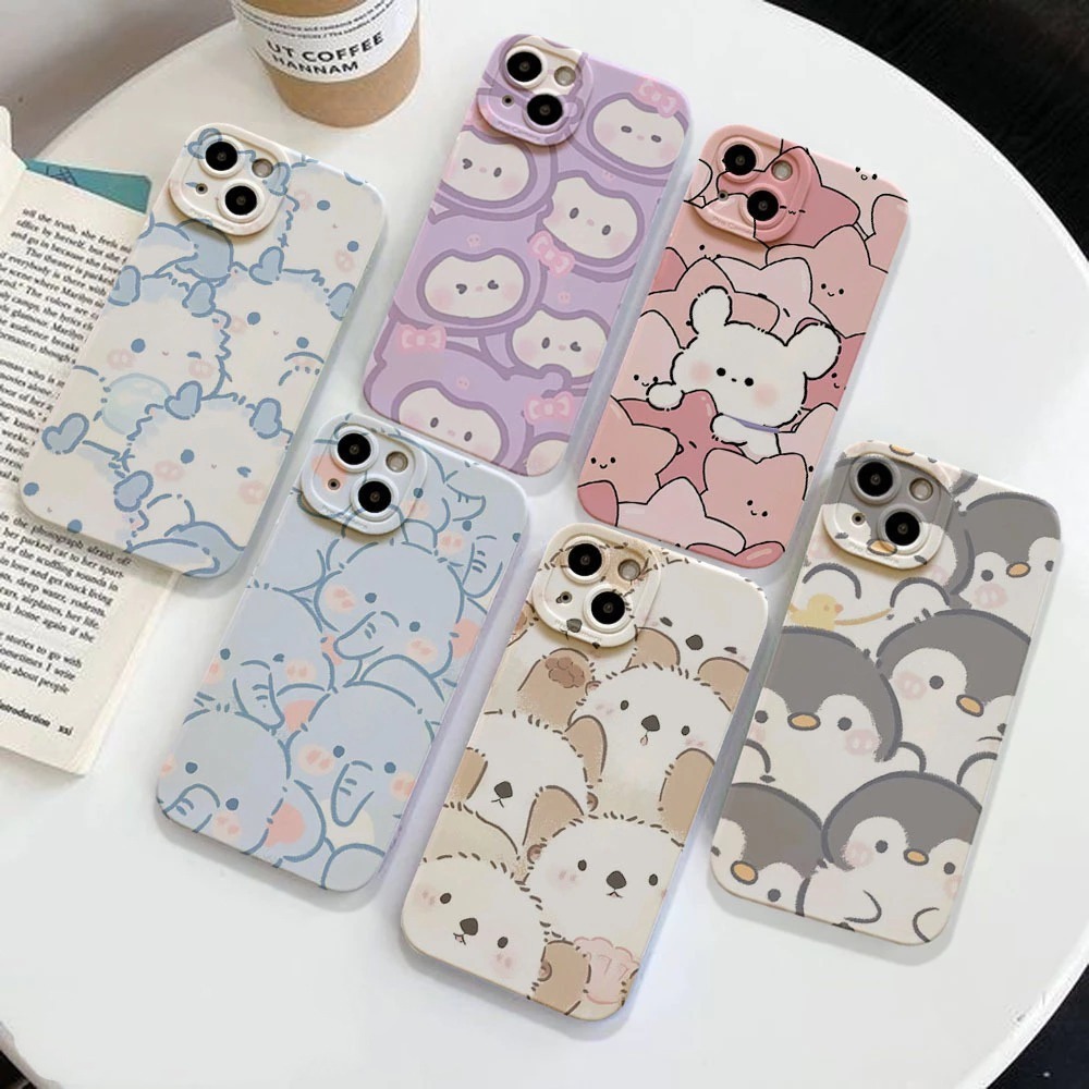 TECNO POVA NEO 3 5 PRO CAMON 40 PRO SPARK 9 10 30 40 PRO + น่ารักการ์ตูน Anti กันกระแทกฝาครอบโทรศัพท