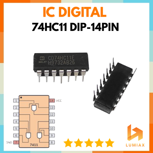74HC11 IC 74 HC 11 7411 DIP 16P 74hc11 จุ่ม-14pin