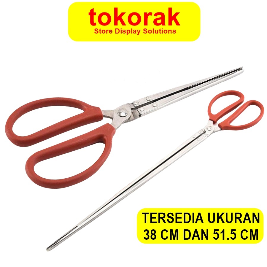 CRAB CLAW SCISSORS 38CM 51.5CM CRAB TONGS BBQ CLAMP EEL PICKER SHRIMP CRAB TRASH CLAMP