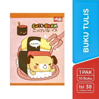 (1 PAK) Buku Tulis SKOLA 38 Lembar 1 Pak isi 10 Buku By SIDU/ BUKU Tulis Bergaris ATK/ATS