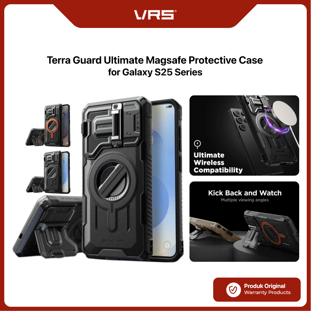 Samsung Galaxy S25 Ultra Plus VRS Design Damda Glide DuoGuard Camera Kickstand Wallet Case