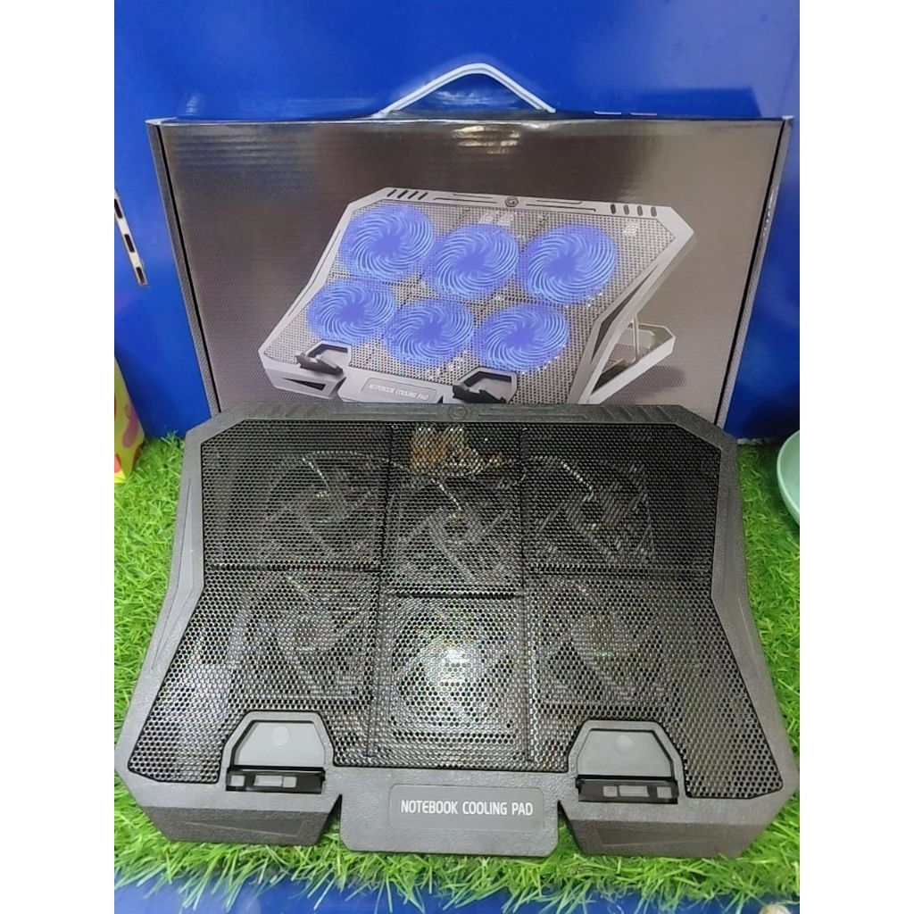 COOLERPAD 6 FANS/LAPTOP SUPPORTS/COOLER PAD/COOLING FAN/LAPTOP FAN/LAPTOP COOLER/LAPTOP MAT/LAPTOP P