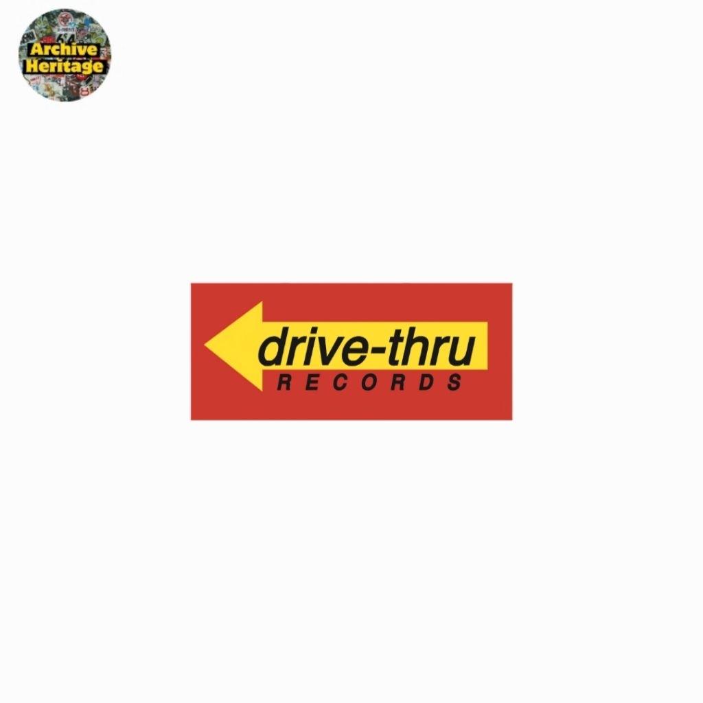 Drive-Thru Records สติ๊กเกอร์ป้ายวงดนตรี pop punk emo sticker