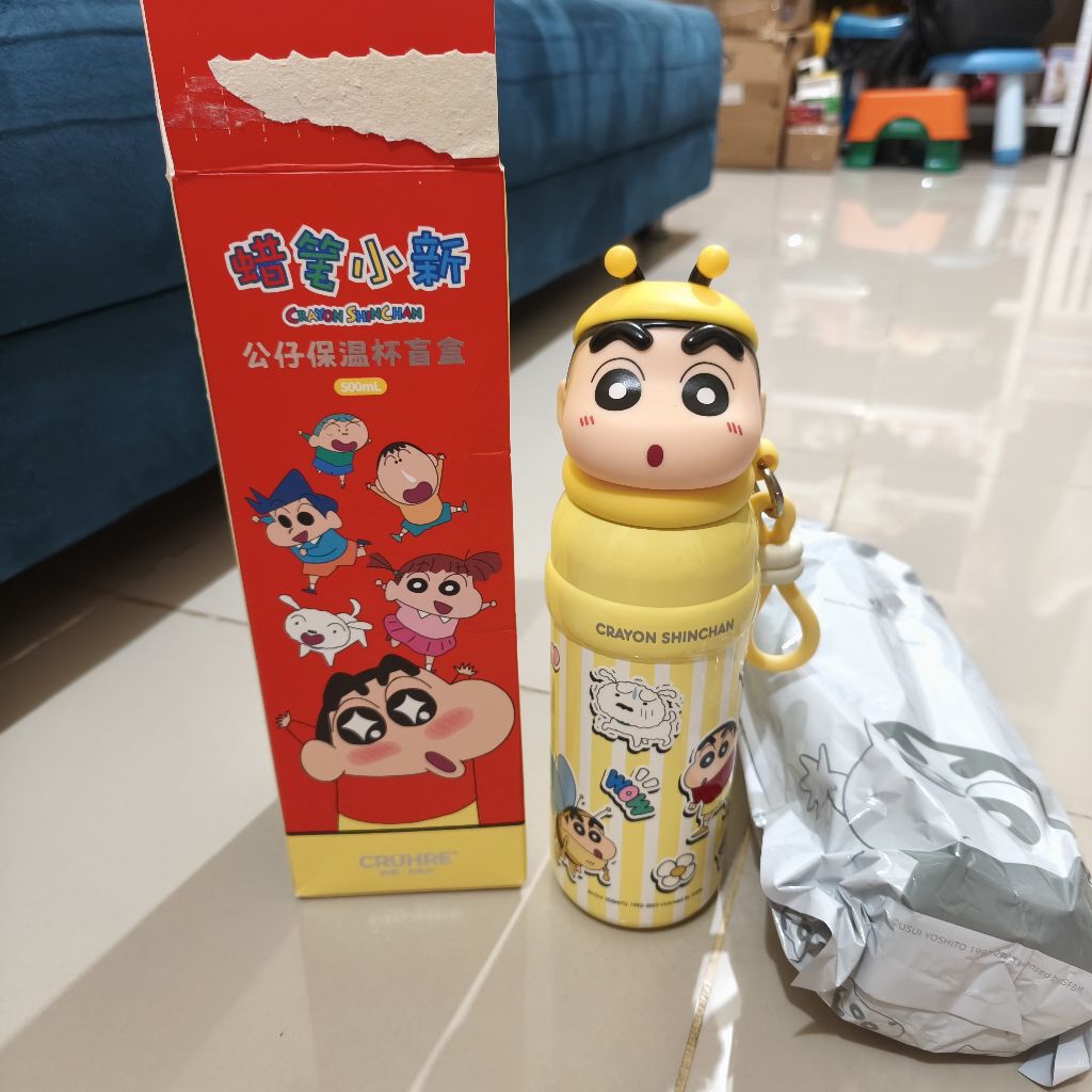 Selected แก้วน้ําสแตนเลส SUS 316 Shinchan Bee