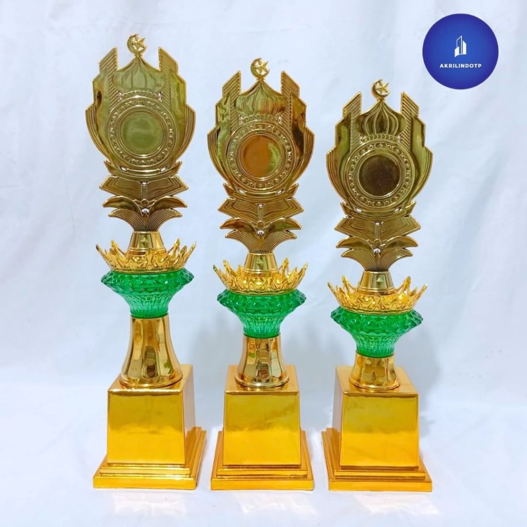 ใหม่ล่าสุด ISLAMIC MOSQUE TROPHIES INDIVIDUALLY AND SET (CODE B2) HEIGHT 40 - 44 CM | จานทอง