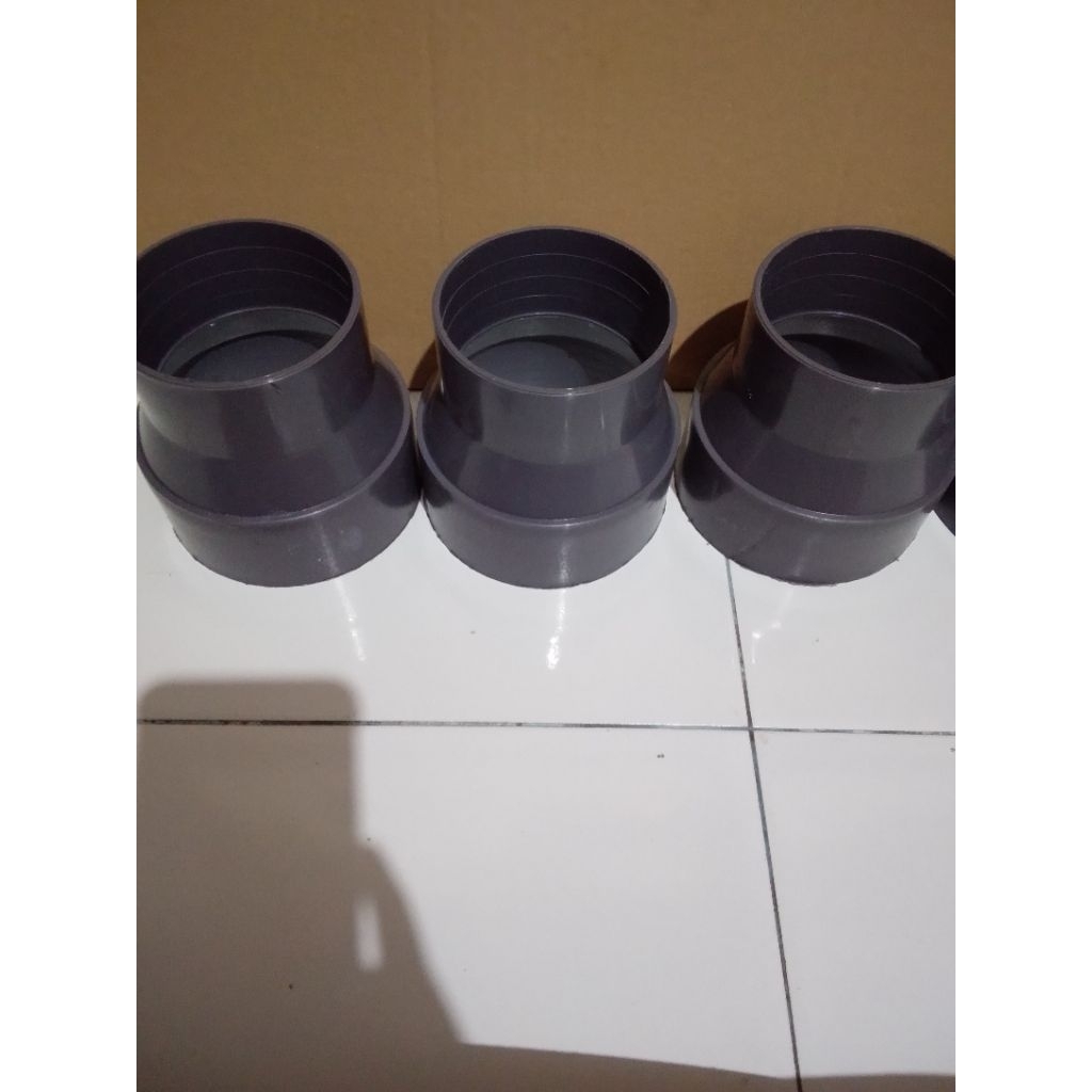 Verlop verlub 3x2.5 นิ้วถุงเท้า sok oversock oversk V ถุงเท้า 3x2.5 ลด overloop ลดท่อ pvc เชื่อมต่อ 