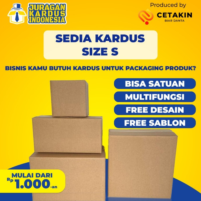 CARDBOARD BOX (SIZE S) BOX / CARDBOARD / PACKING / PACKING