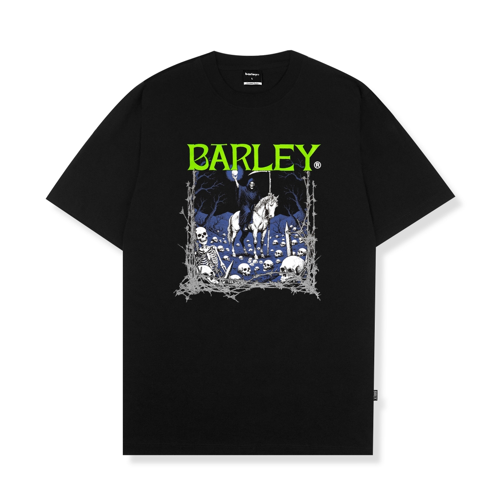 Barley Division Fright Black Tshirt