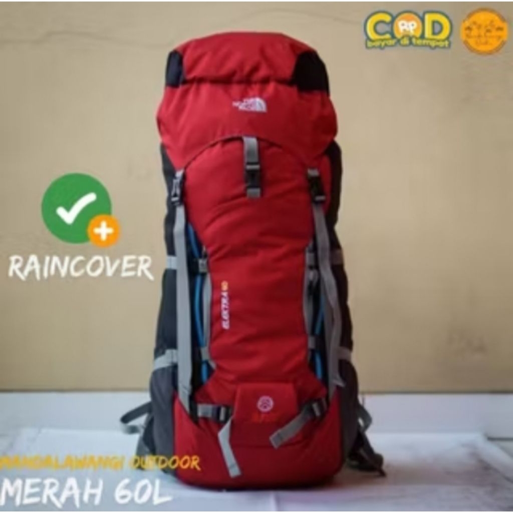 Carrier Bag + Raincover 45L และ 60L Mountain Bag