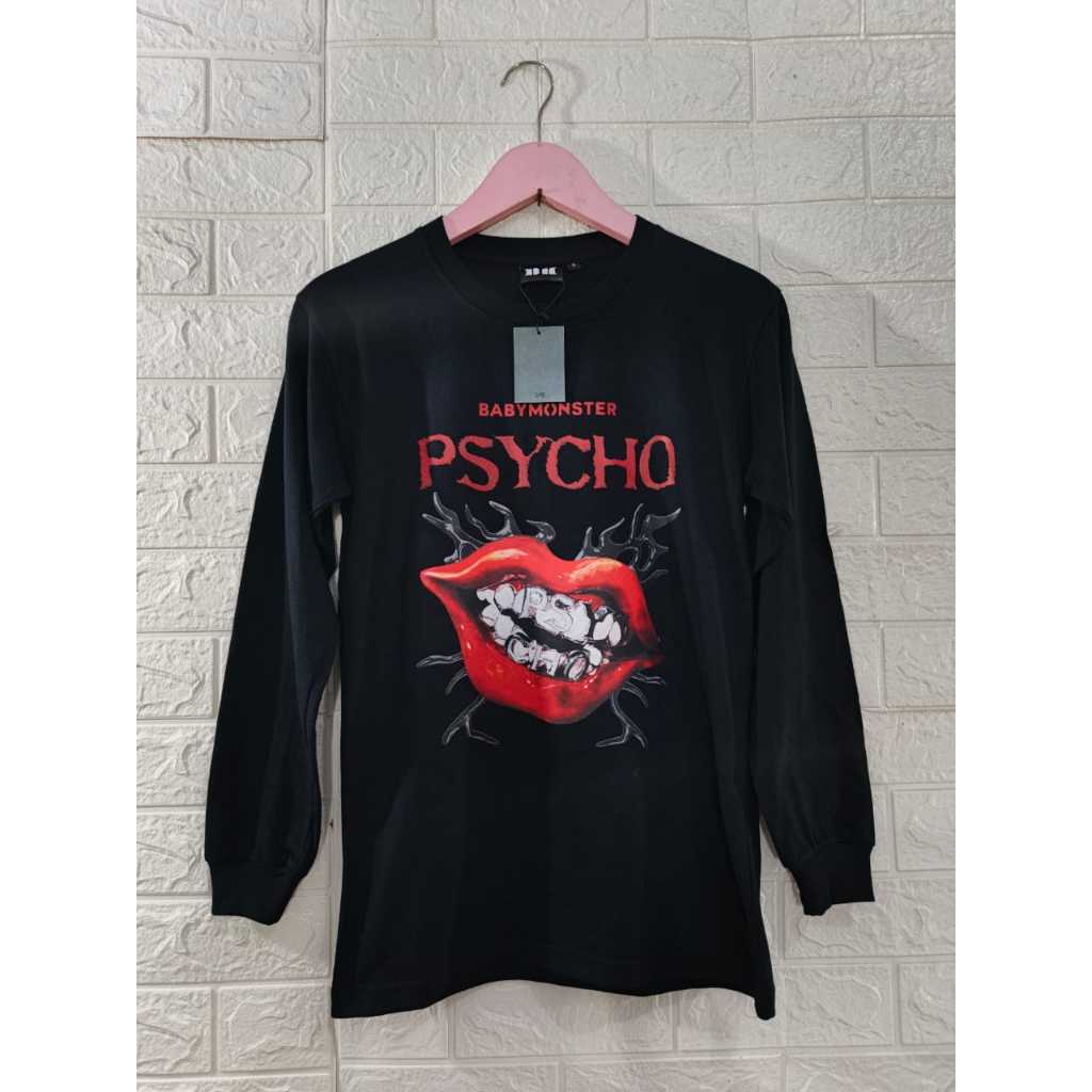 Babymonster Psycho Rami Ruka Ahyeon Pharta chiquita rora เสื้อยืดแขนยาว