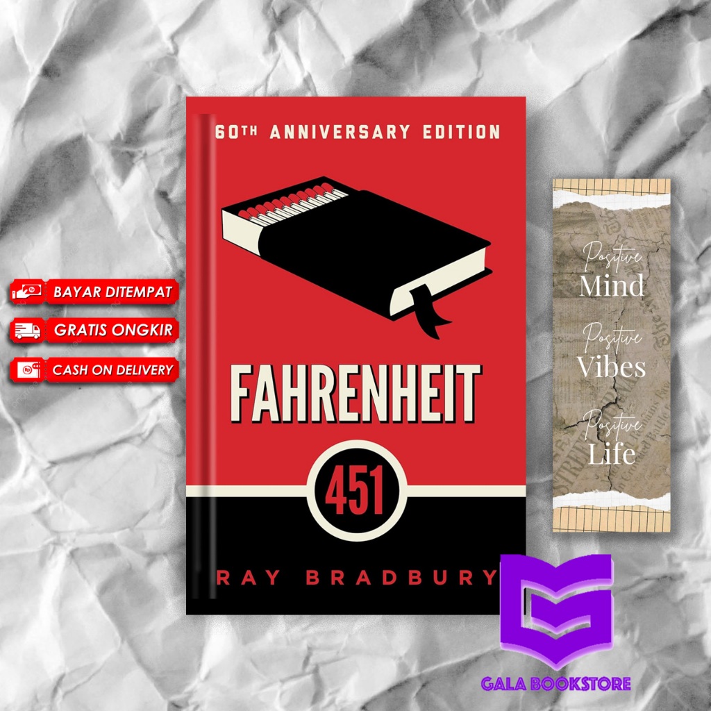 Fahrenheit 451 Ray Bradbury ปกอ่อน (ภาษาอังกฤษ)