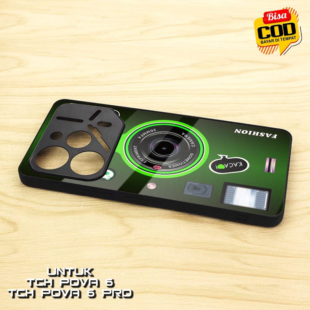 Case For Techn* Pov* 6 / Pov* 6 Pro - STORE CASE (CAMERA) - 2D Premium Glossy - Glossy Softcase - เค