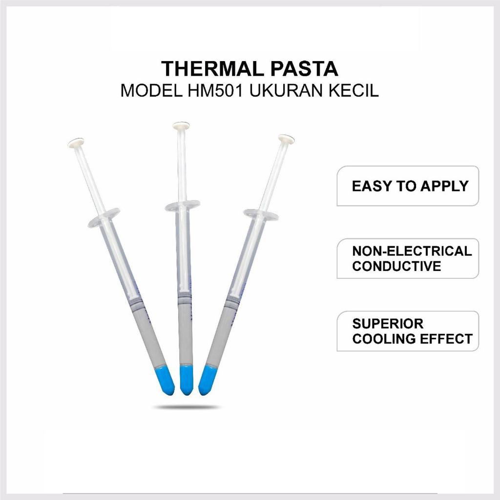 Thermal Paste / Thermal Grease / Paste โปรเซสเซอร์ฉีด HM501 1Gr