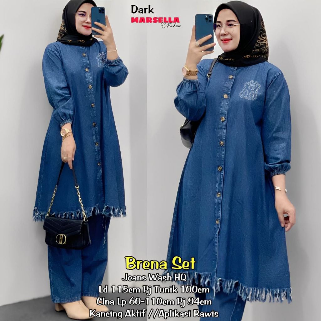 Kaleva set Rani set / ombre set / Brena set / Abila set Jeans /Brena set Sena set jeans by Abella