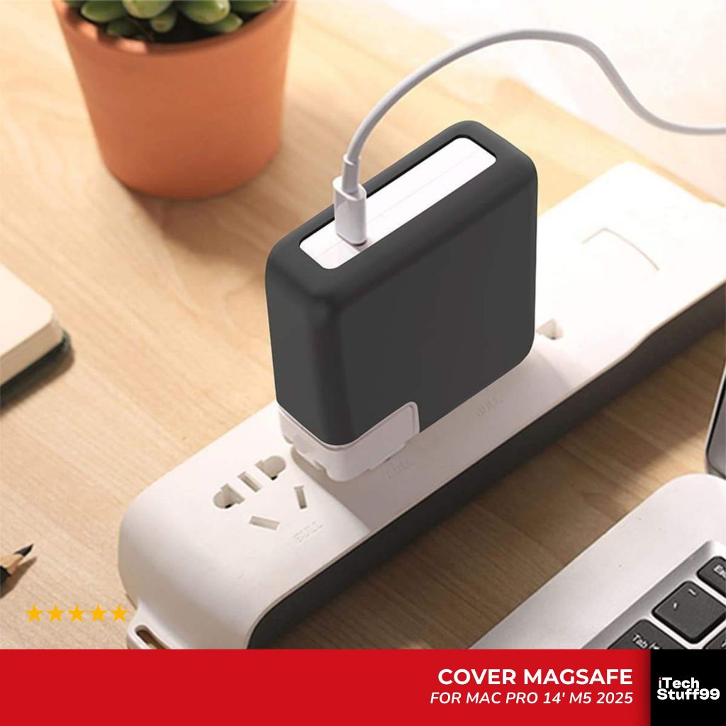 ซิลิโคน Magsafe Charger ใหม่ MacBook Pro M5 14 นิ้ว 2025 [ A3434 ] 61W 67W MBP เคสซิลิโคน Tpu