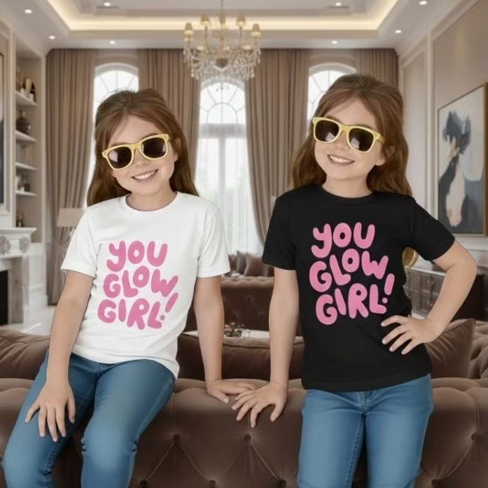 เสื้อยืด GLOW GIRL GIRL
