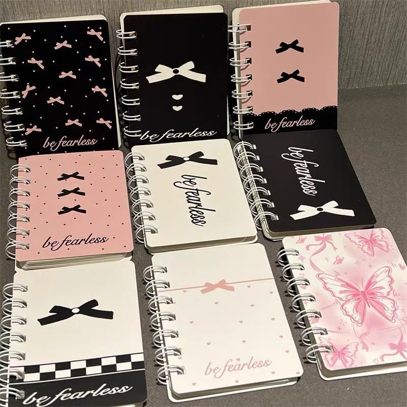 A5 NOTEBOOK/A5 NOTEBOOK/A5 DIARY BOOK พร้อมริบบิ้นน่ารัก MOTIF