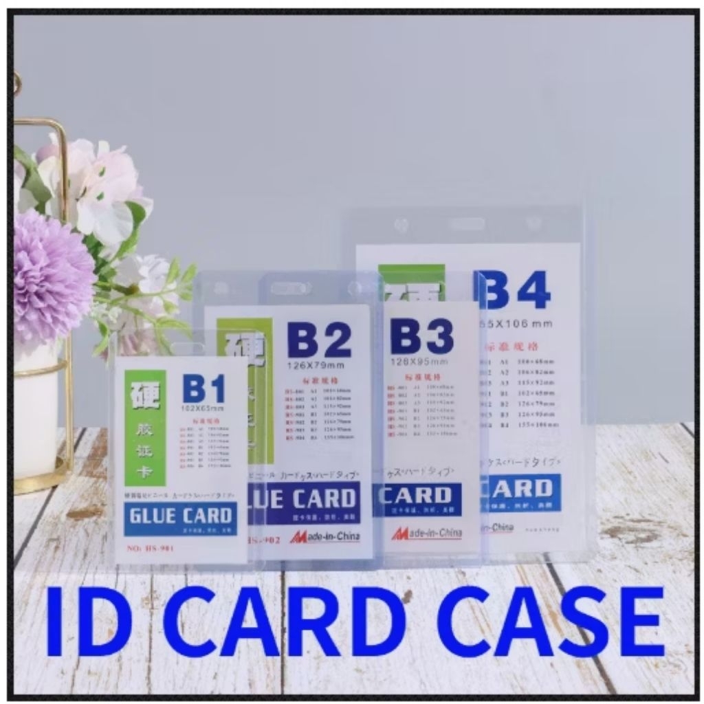 (1 แพ็คมี 20 ชิ้น) ID CARD CASE / พลาสติกพลาสติก / ID CARD MICA / ซองใส่บัตร / ป้ายชื่อ MIKA B1 B2 B