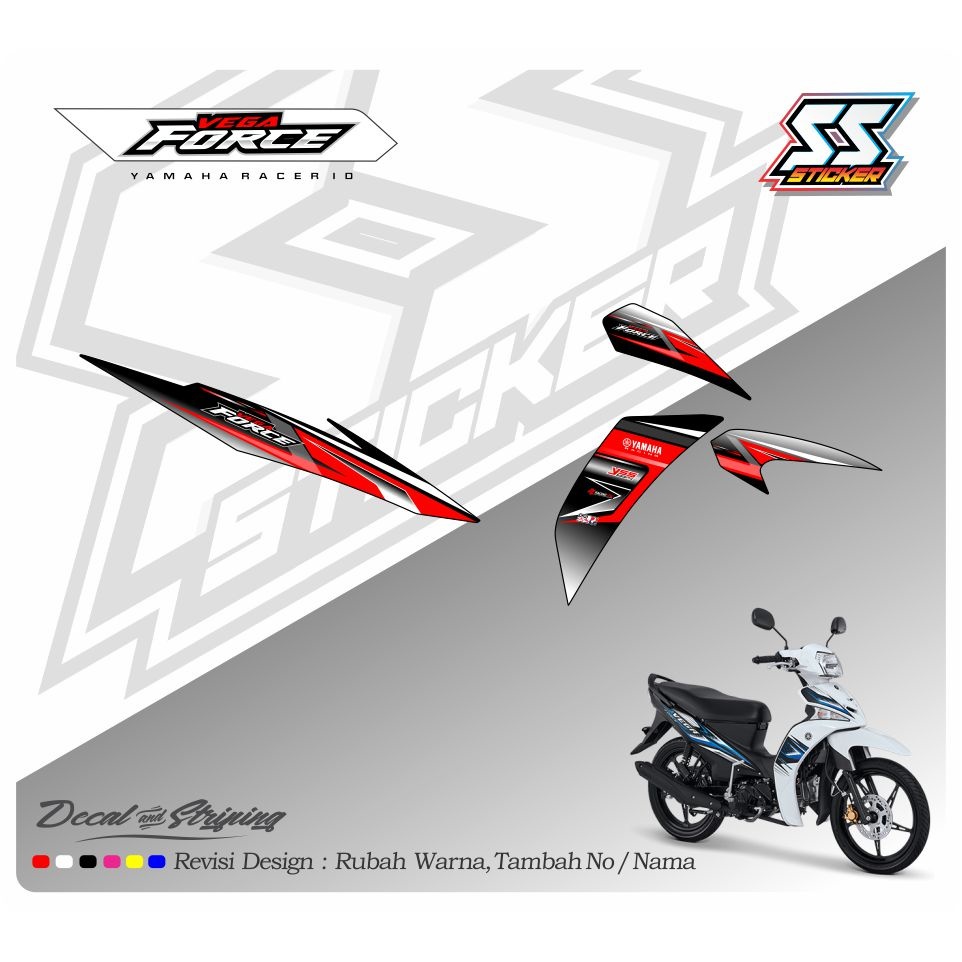 VEGA FORCE DESIGN 18 สติ๊กเกอร์แถบรถจักรยานยนต์