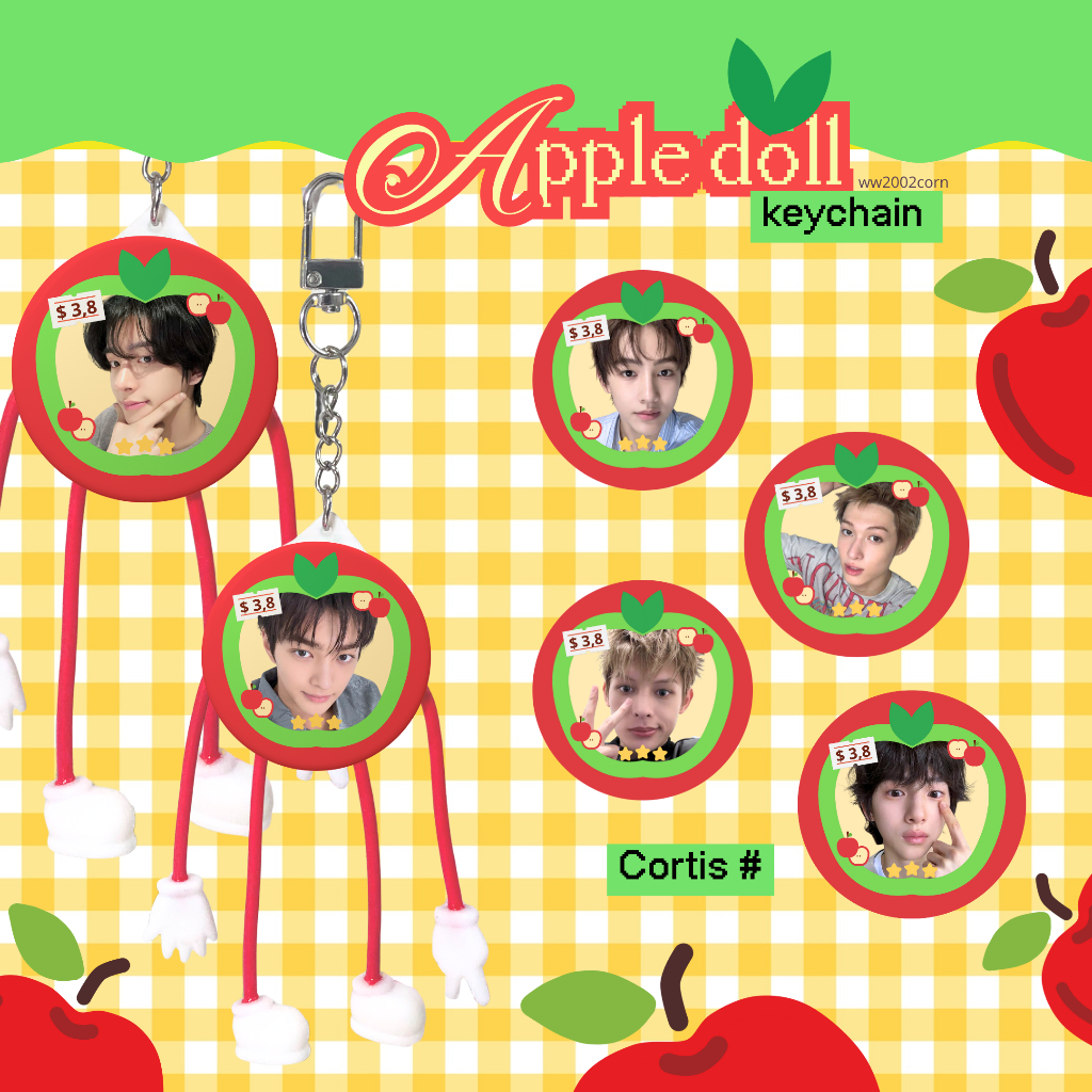 พวงกุญแจตุ๊กตา Apple CORTIS / ENHYPEN