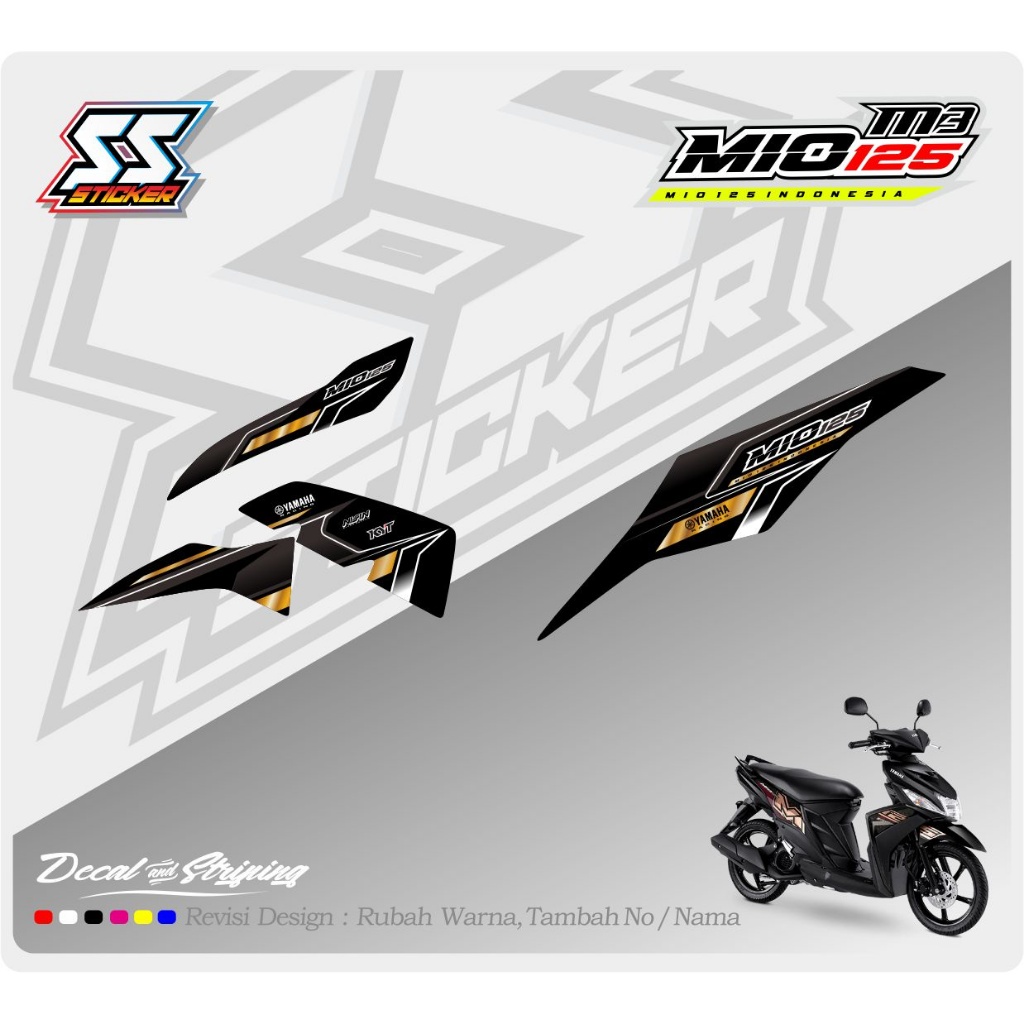 สติ๊กเกอร์ STRIPING YAMAHA MIO M3 DESIGN08