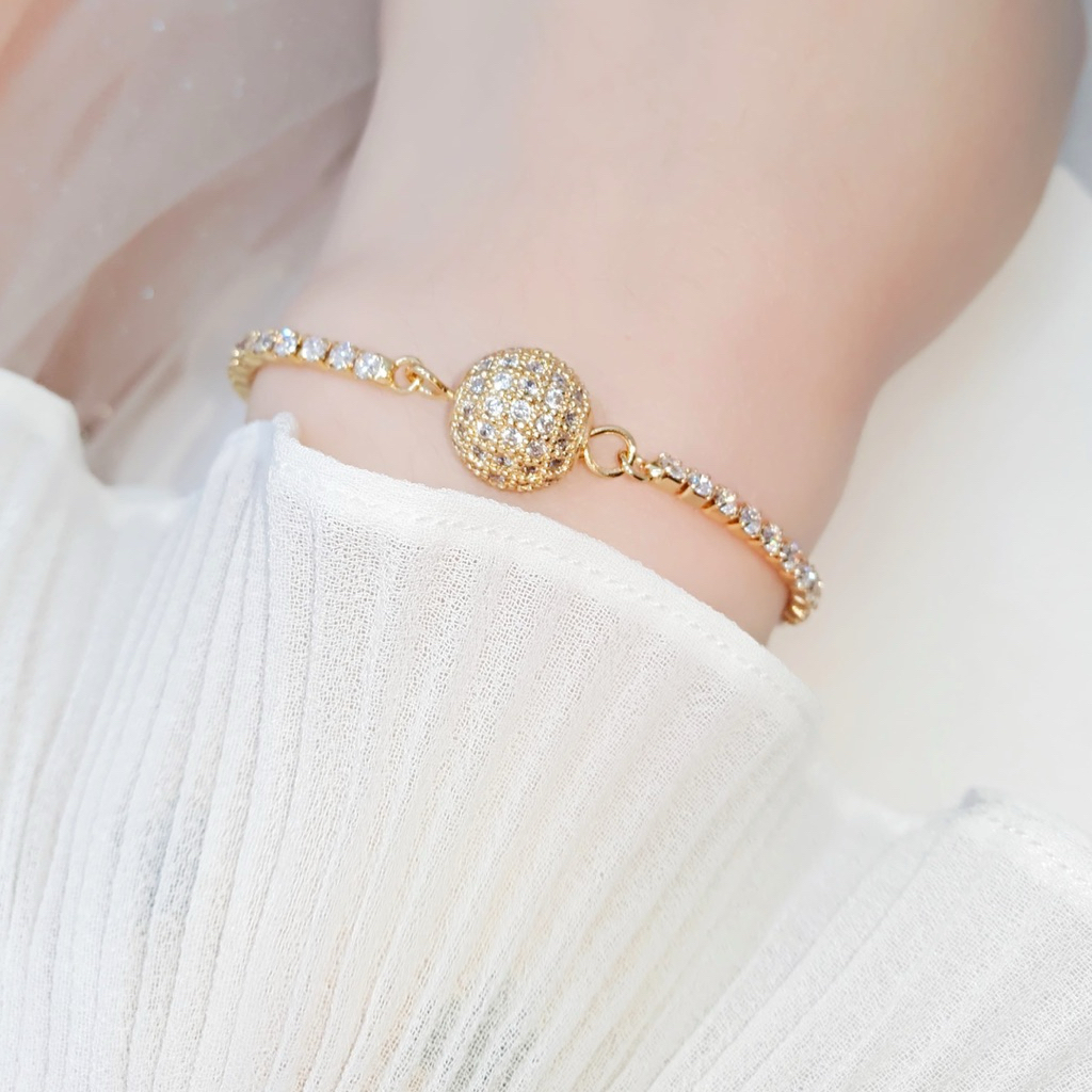 Simple Titanium Womens Drawstring/สร้อยข้อมือแบบยืดหยุ่นGT168-171-174BO