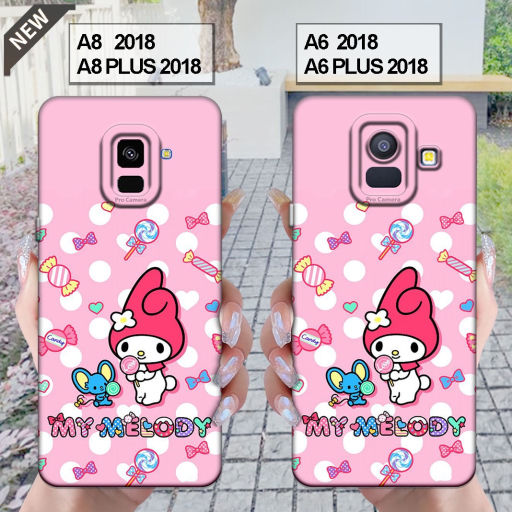 เคส Samsung A6 2018 | A6 PLUS 2018 - ซัมซุง A8 2018 | A8 PLUS 2018 _ปลอกซิลิโคนสีดําใส