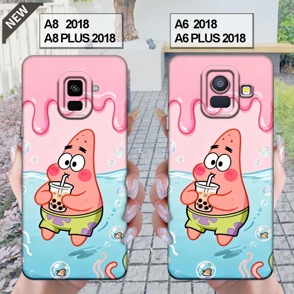 เคส Samsung A6 2018 | A6 PLUS 2018 - ซัมซุง A8 2018 | A8 PLUS 2018 _ปลอกซิลิโคนสีดําใส