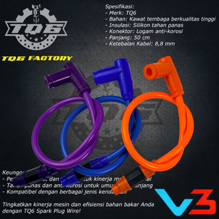 Kabel Busi TQ6 Vietnam Tutup Kop Kepala Cangklong Mio Beat Vario Scoopy RX King Kabel Motor