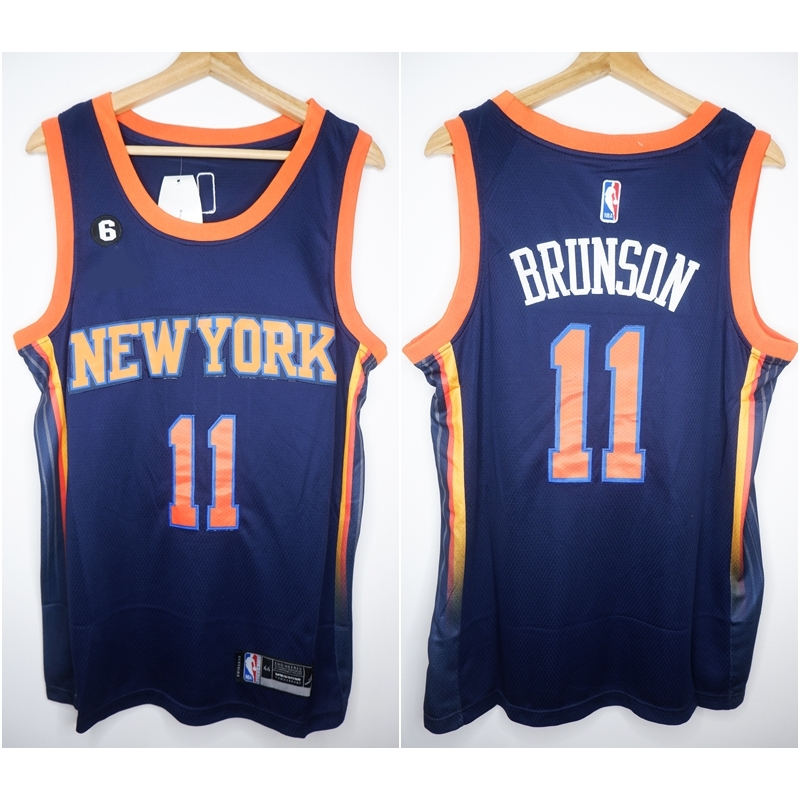 พรีเมี่ยมนําเข้าเสื้อบาสเก็ตบอล NEW YORK 11 JALEN BRUNSON HONOR 6 STATEMENT DONGKER 22/23