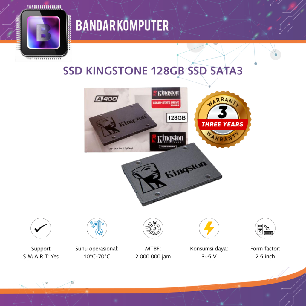 SSD KINGSTON HARD DISK EXTERNAL 128GB เอกสารส่วนสูงสุด SSD SATA3