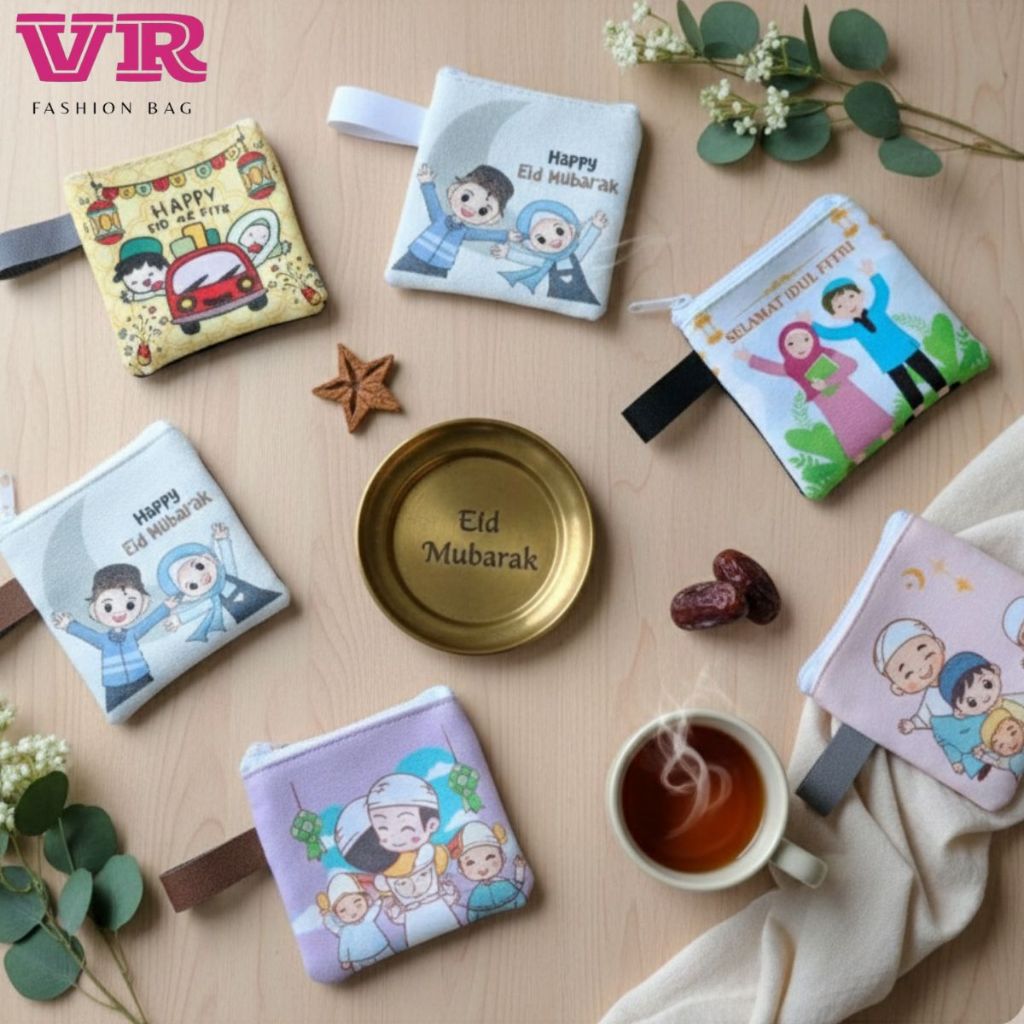 (12 ชิ้น) Eid al-Fitr Printing Angpao Wallet / Zipper Envelope by Vara Bag