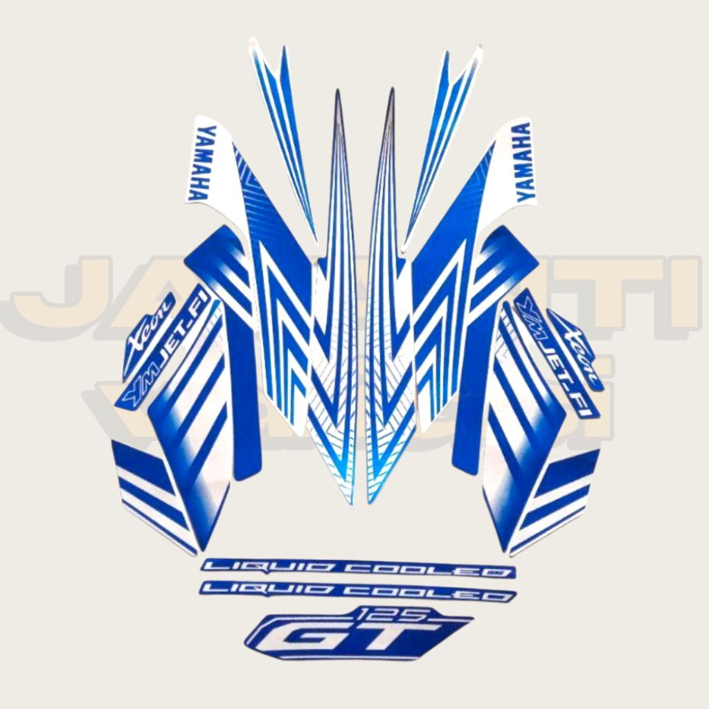 Yamaha Xeon GT 125 YMJET-FI 2014 Striping | สติ๊กเกอร์ติดตัวมอเตอร์ไซค์ | ตัวเลือก 5 สี
