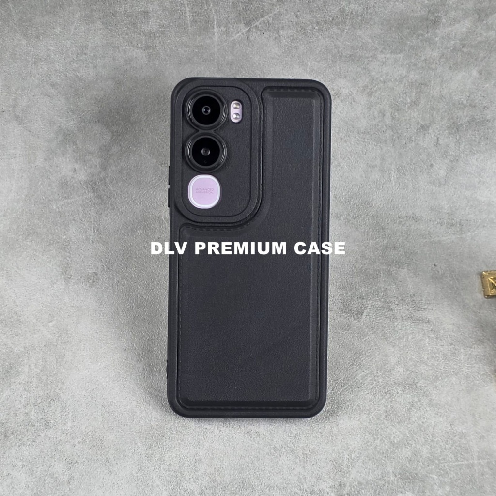 VIVO Y21D CASE LEATHER PRO CASE สีดํา VIVO Y21D