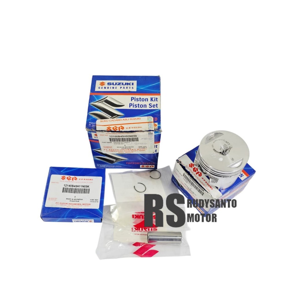 ชุดลูกสูบแหวนลูกสูบ OS 50 smash titan original part 12100b45h00n050 original suzuki sgp