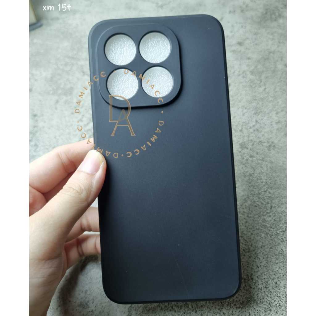 เคส xiaomi Mi 15 Mi 15 ultra Mi 15T Mi 15T pro macaron Case square black soft Case