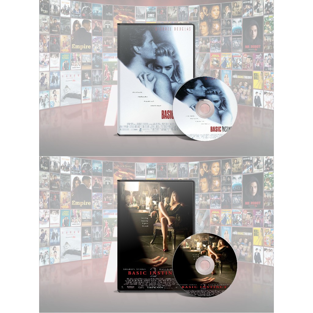 Basic Instinct DVD (1992) + Basic Instinct DVD 2 (2006)