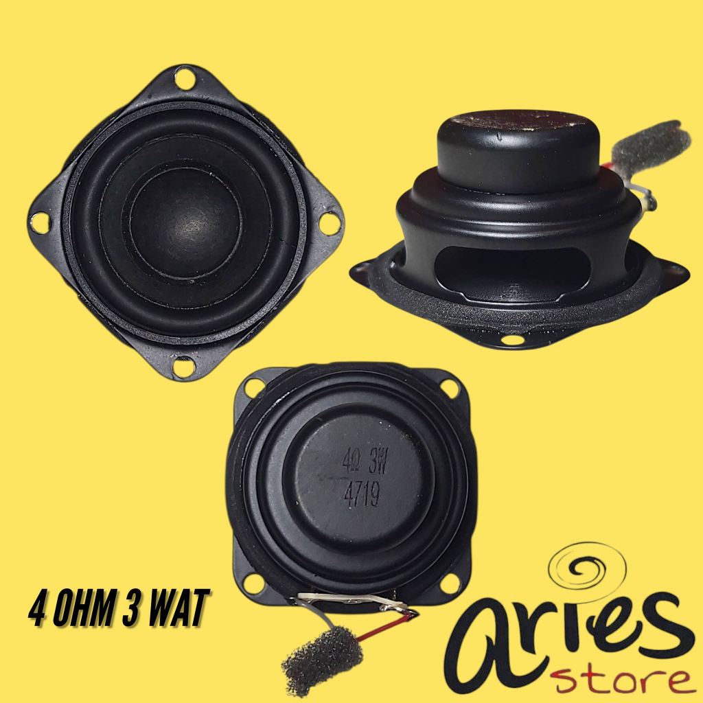 1.5 INCH MINI SPEAKER BLACK MINI SPEAKER ลําโพงถอดขนาด 1.5 นิ้ว