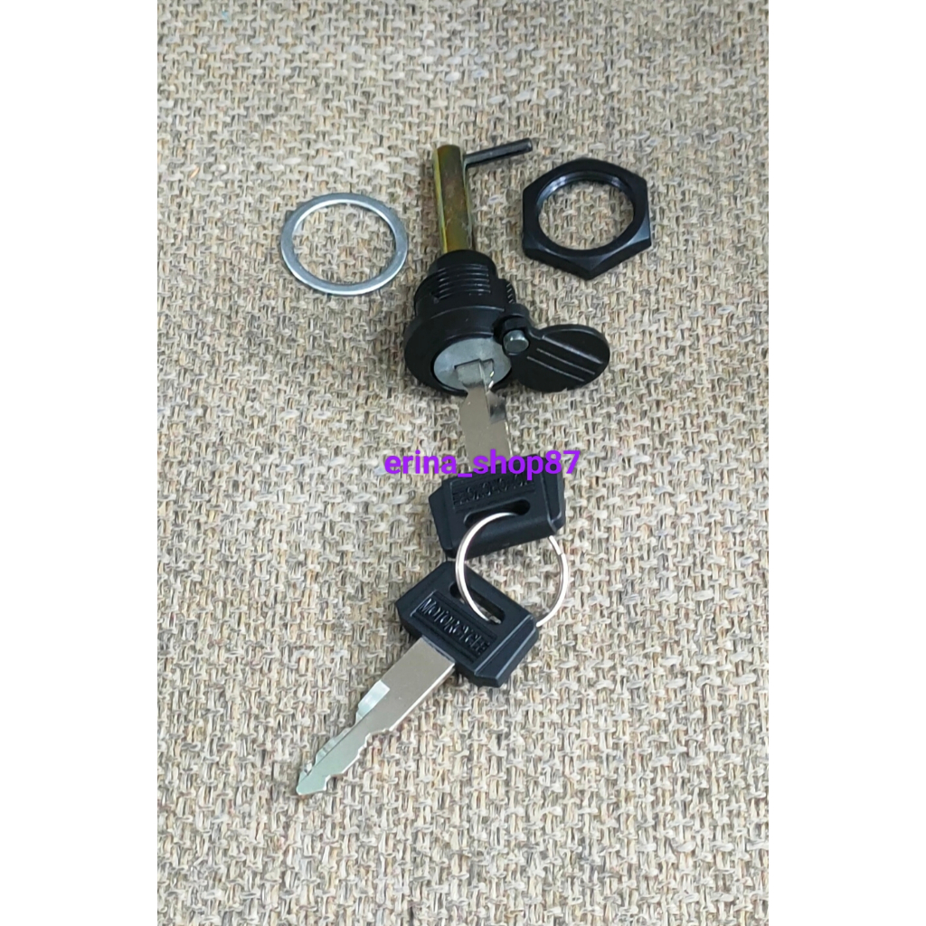 ราคาพิเศษ ล็อคกล่องท้ายหลังมาตรฐาน สําหรับ RX-King RX King RX.King RXK RXZ รถมอเตอร์ไซด์ / ล็อคท้ายห