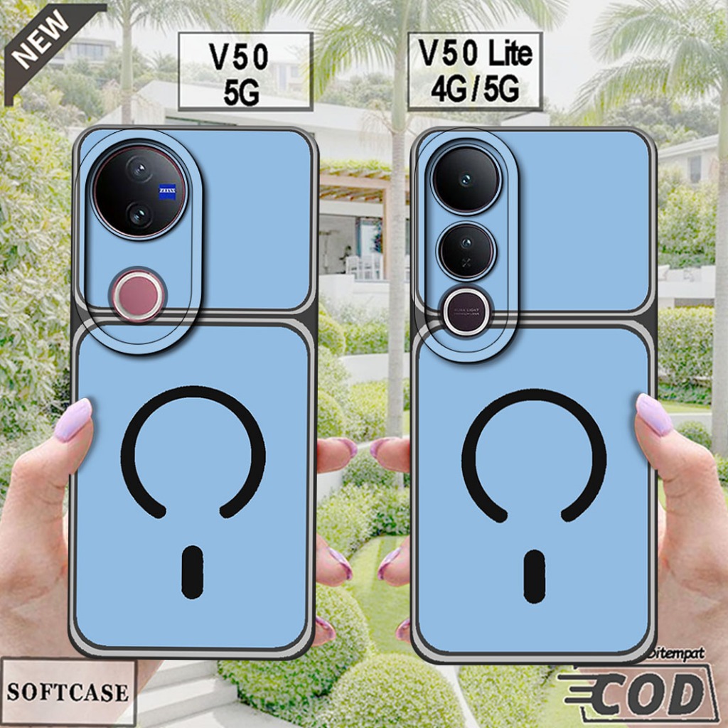 เคส VIVO V50 5G 2025 - เคส VIVO V50 LITE 4G/5G 2025 _เคสซิลิโคนสีดําใส ยืดหยุ่น ยืดหยุ่น ยืดหยุ่น ยื