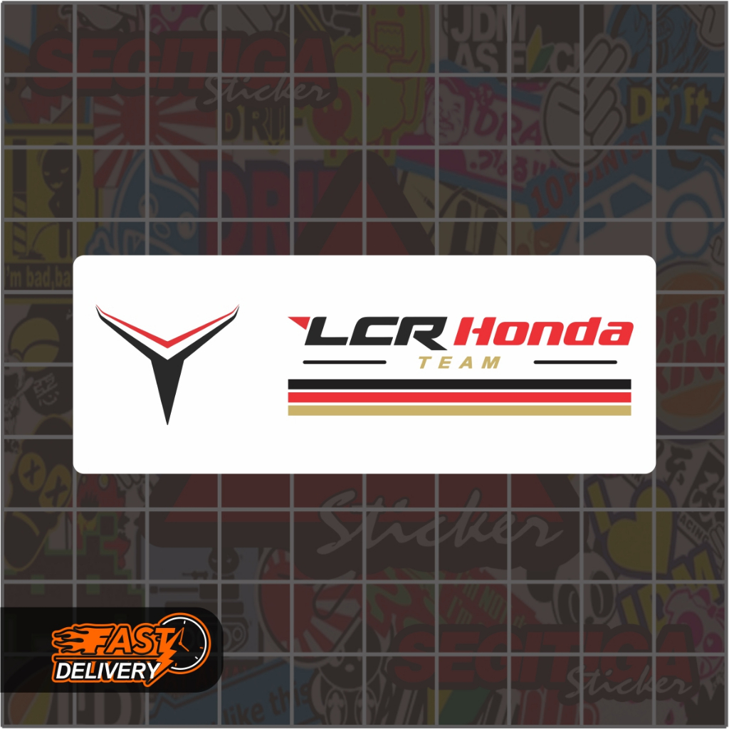สติ๊กเกอร์ Honda Team LCR ขนาด 8 x 3 ซม
