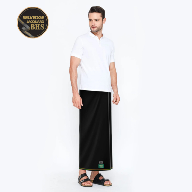 BHS Cosmo Sarong Plain Black / BHS Cosmo Sarong สีขาวดําพิเศษ