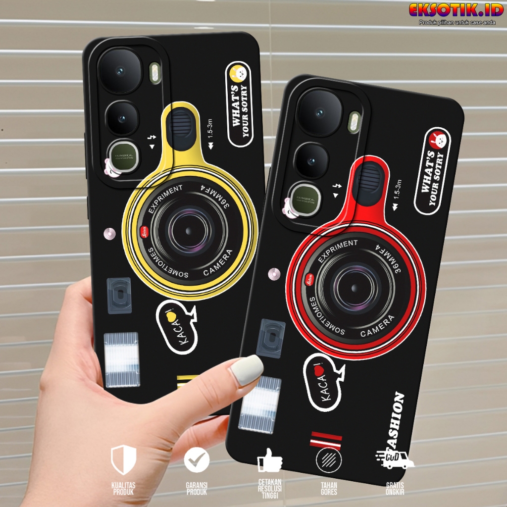 เคส VIVO Y400 - เคสโทรศัพท์ VIVO Y400 - เคสแฟชั่นล่าสุด - VIVO Y400 Silicone - Cool Cute Motif - เคส