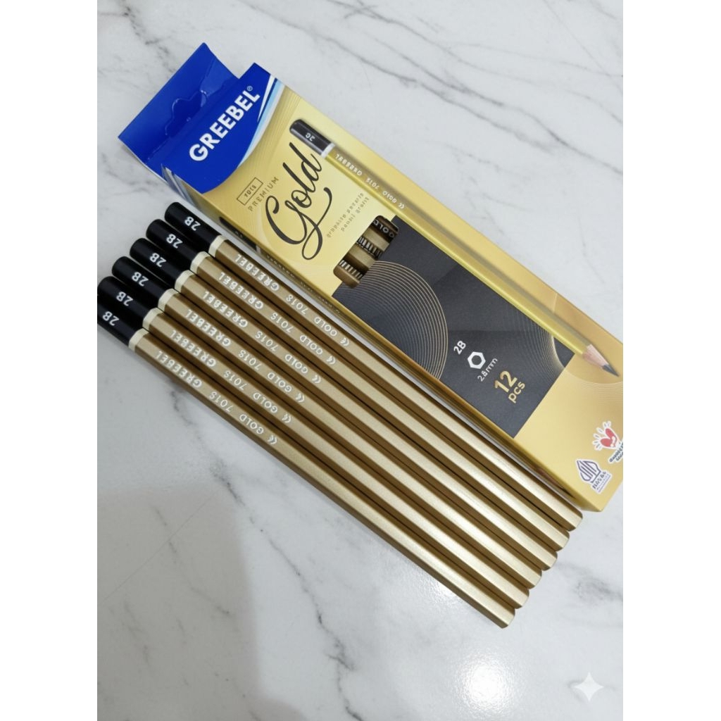 GREEBEL 2B GOLD / SILVER PREMIUM PENCIL