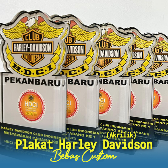 Harley Davidson Plaque, Harley Plaque, Touring Plaque, Acrylic Plaque 14x20cm