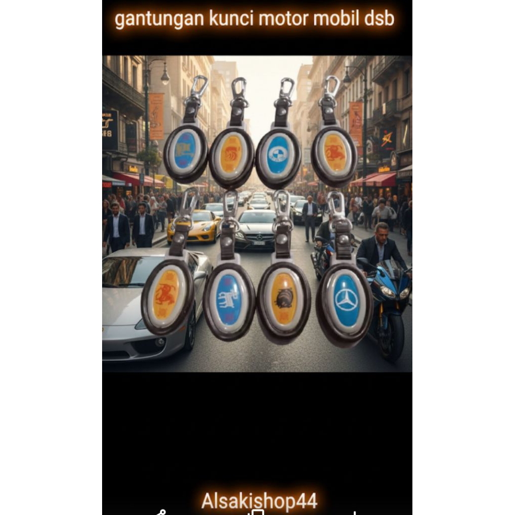 GANTUNGAN พวงกุญแจ carbiner พวงกุญแจสําหรับรถมอเตอร์ไซด์ รถยนต์ ฯลฯ