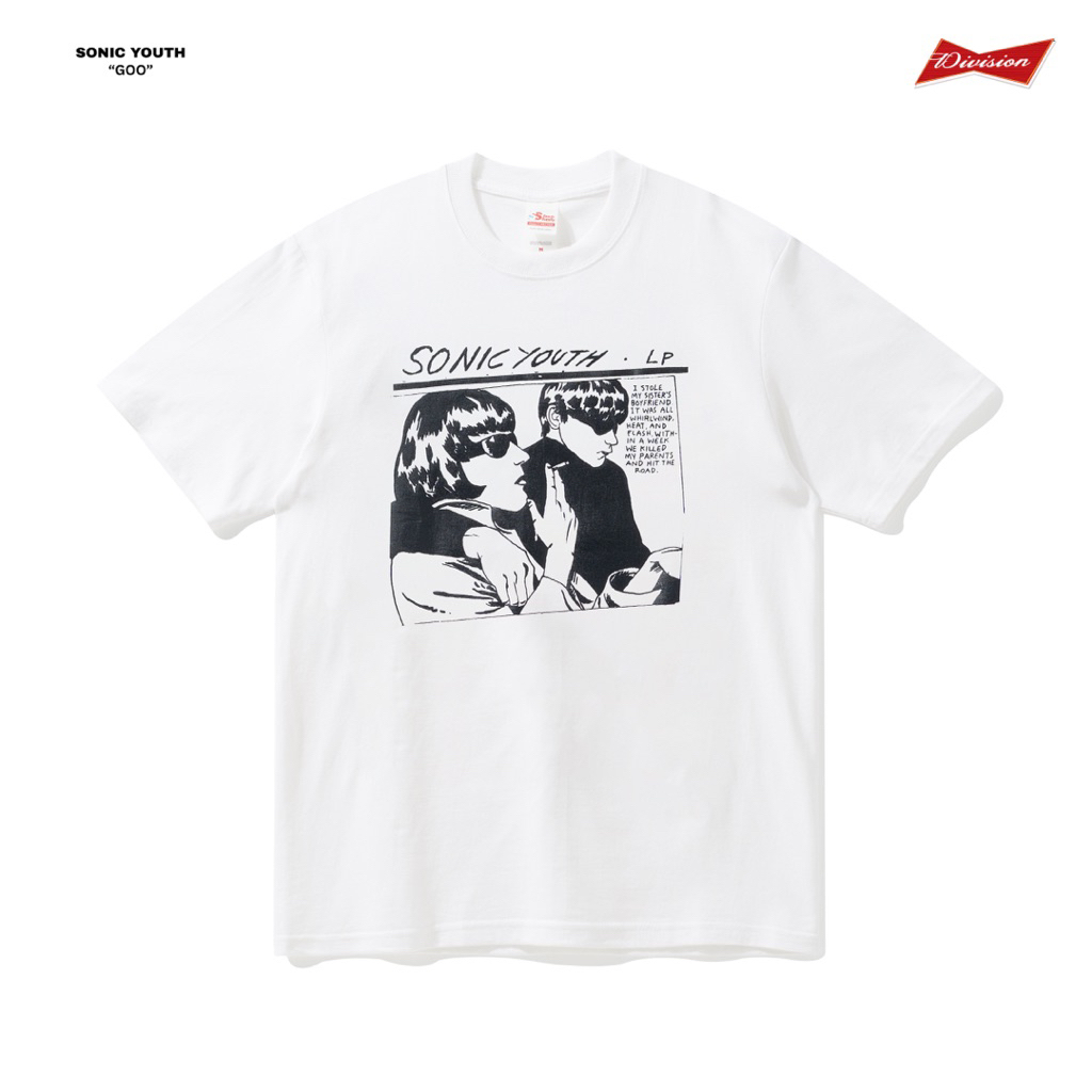 Sonic Youth - เสื้อยืด Goo - สีขาว | เสื้อวง