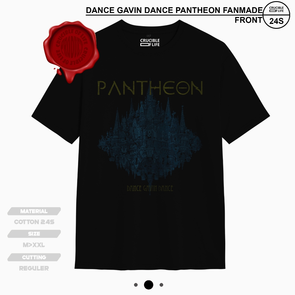 DANCE GAVIN DANCE PANTHEON เสื้อยืด ROCK BAND HARDCORE ใหม่