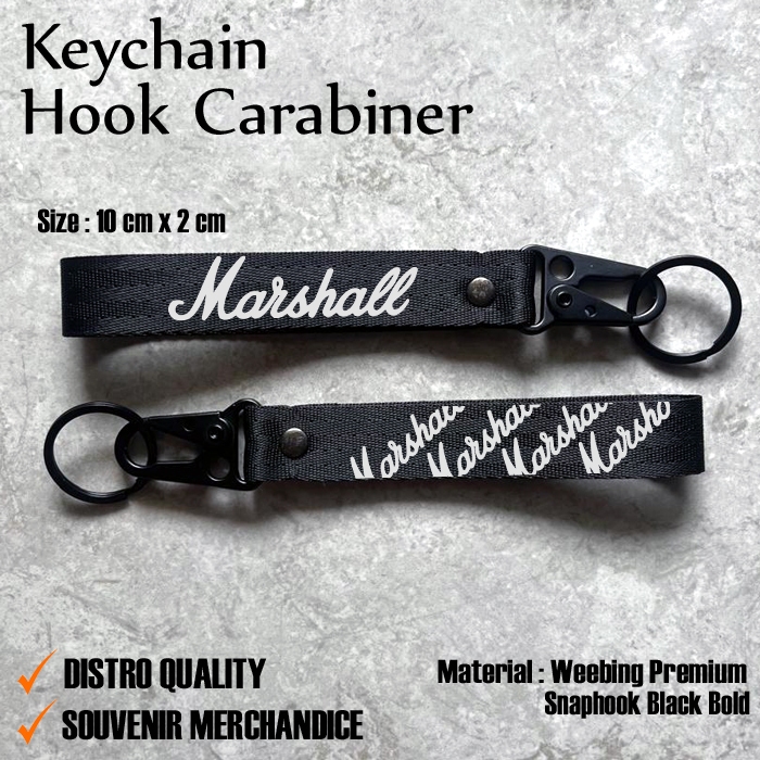 GANTUNGAN MARSHALL KEY - MARSHALL CARABION - MARSHALL KEYCHAIN - MARSHALL HOOK