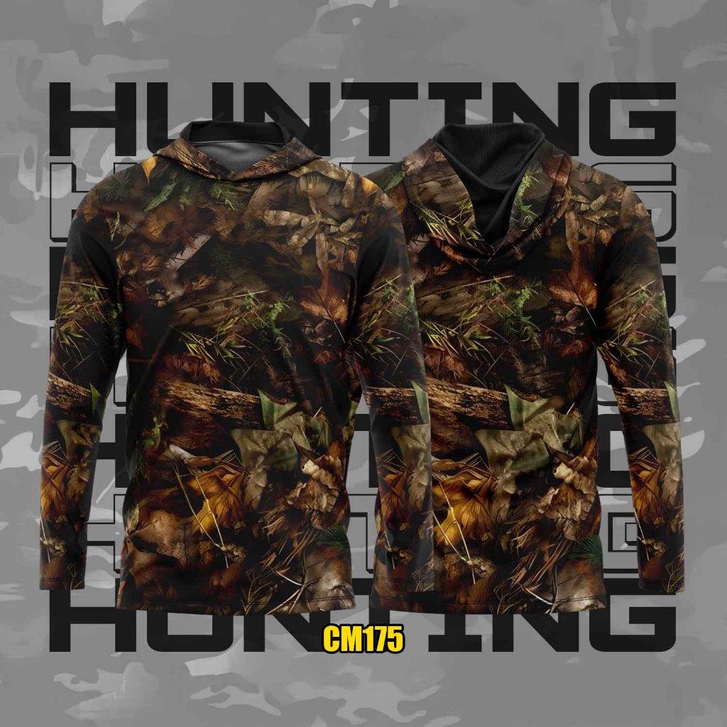 Camo Hunting Shooting Jersey_Premium Camo Hunting Shirt Series CM175_Comcomcomcomcoming Camo Shirt C